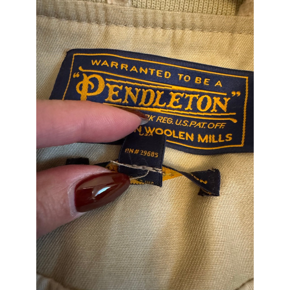 Pendleton Portland Collection Wool Aztec Bomber Jacket Men M Western - Picture 4 of 12